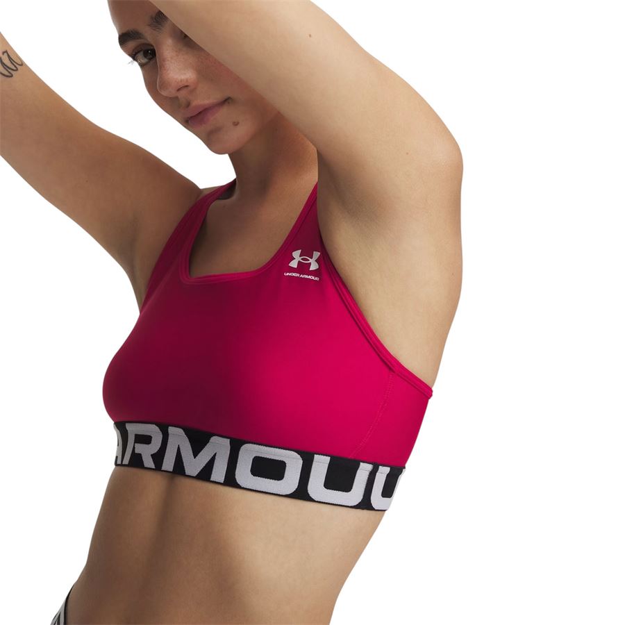 Reggiseno sportivo HeatGear Armour Mid Branded da donna Under Armour | 13835440681